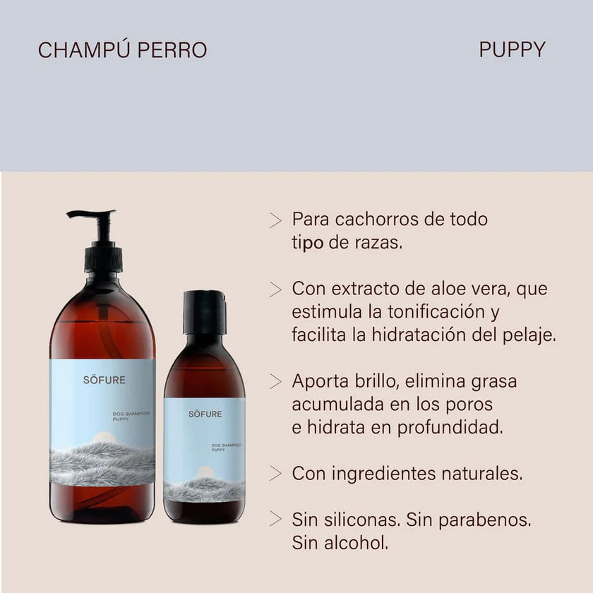 Champú para cachorros con extractos naturales - 250 ML