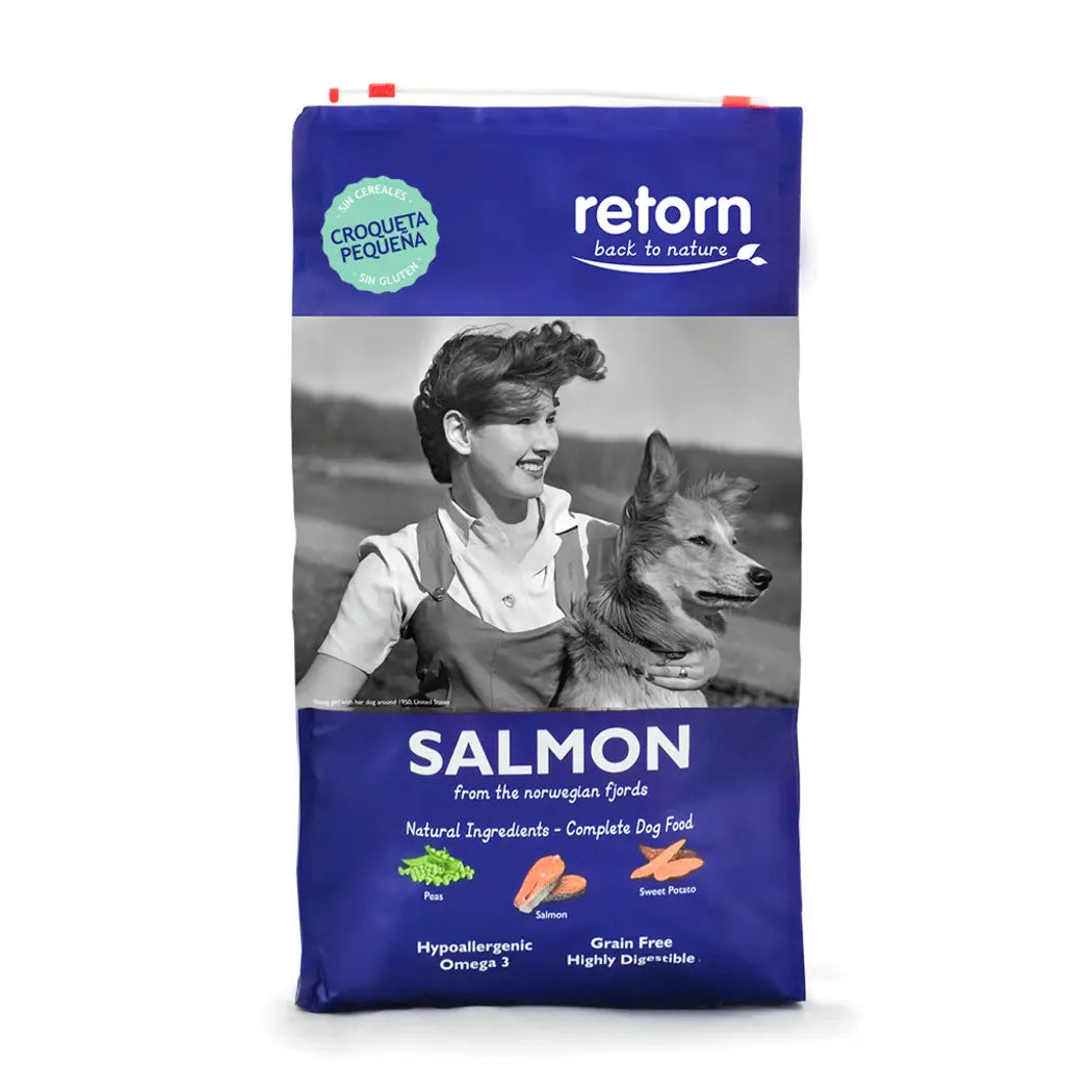 PIENSO NATURAL DE SALMÓN CROQUETA PEQUEÑA