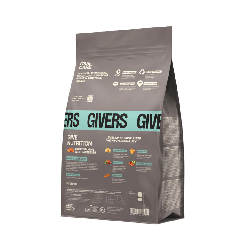 Pienso natural salmón y pescado - 2 Kg