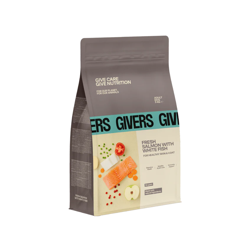 Pienso natural salmón y pescado - 3 Kg