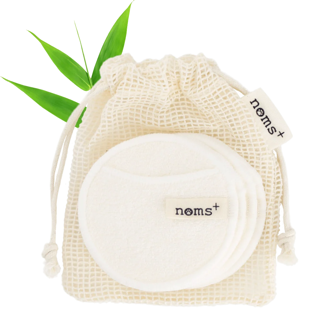ALMOHADILLAS DE CUIDADO DE BAMBU LAVABLES, NOMS+