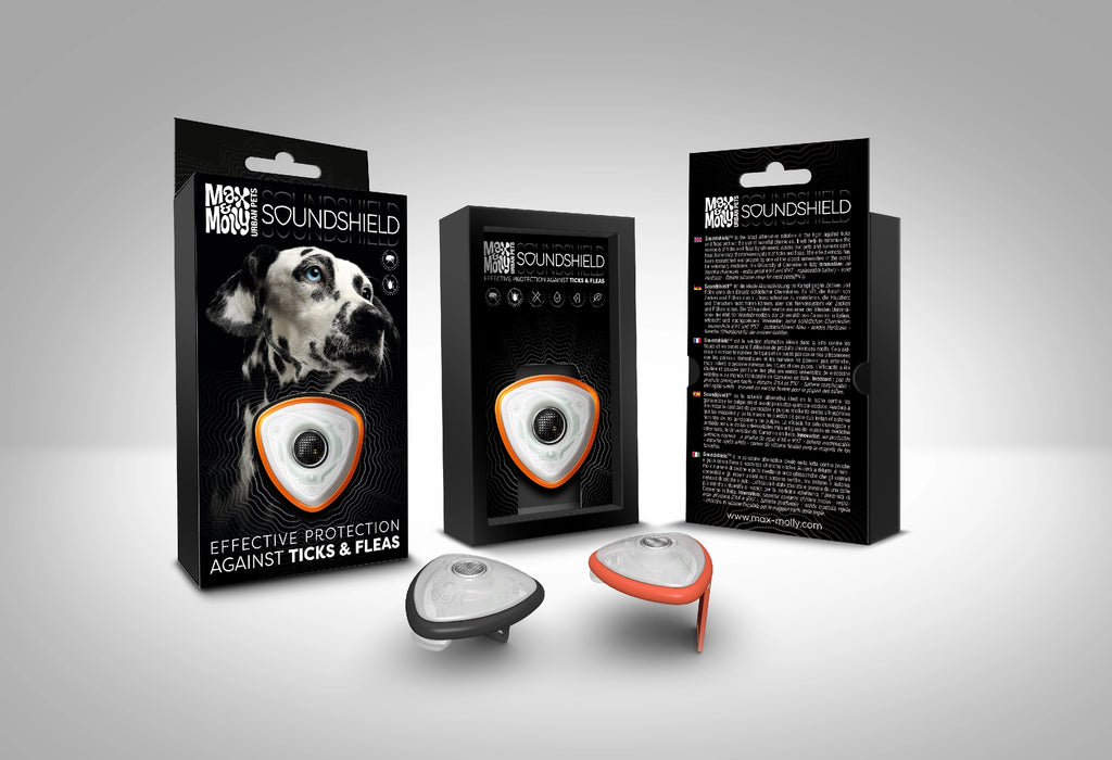SOUNDSHIELD 247 TECNOLOGÍA ULTRASÓNICA ANTI GARRAPATAS Y PULGAS NEGRO