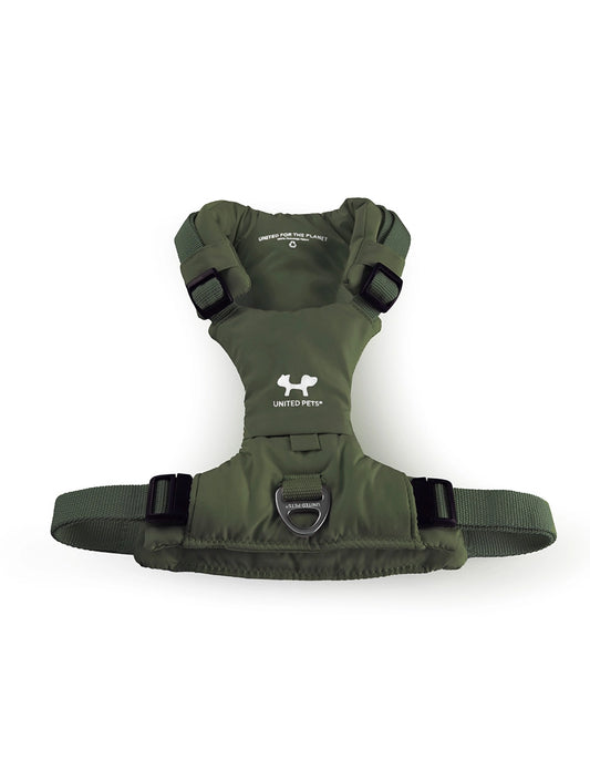 Arnés suave acolchado verde militar