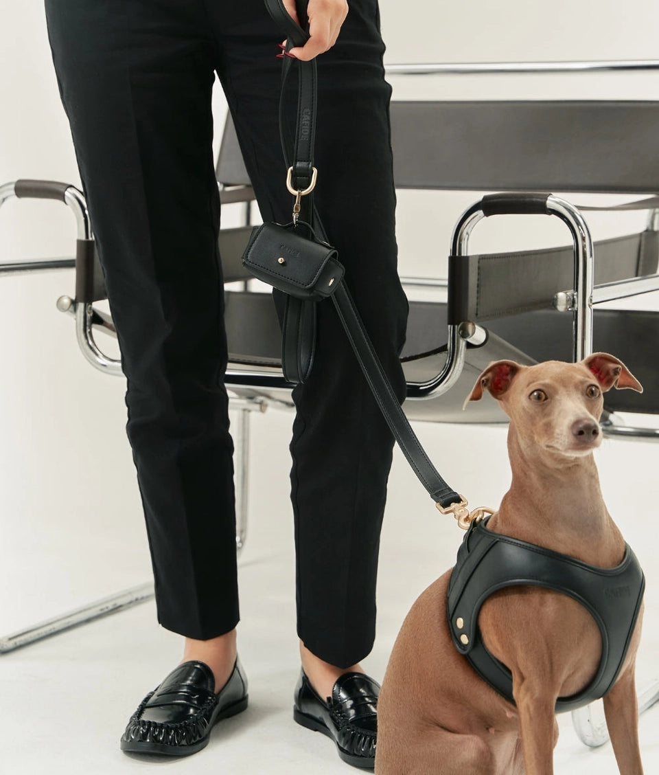 Arnés cuero vegano negro jala