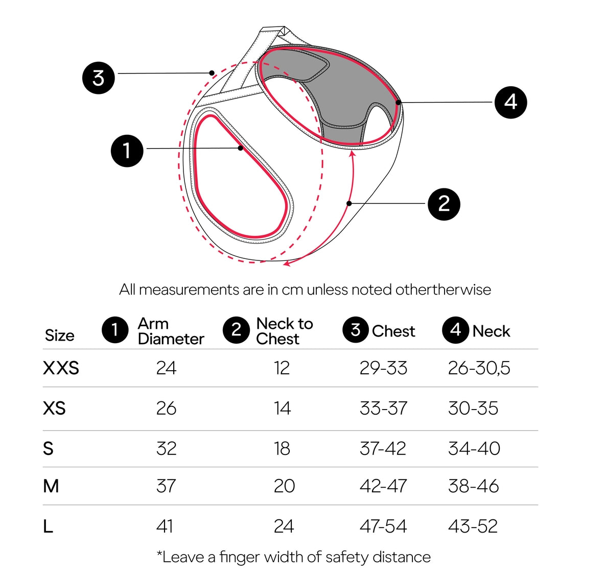 Arnés cuero vegano negro jala