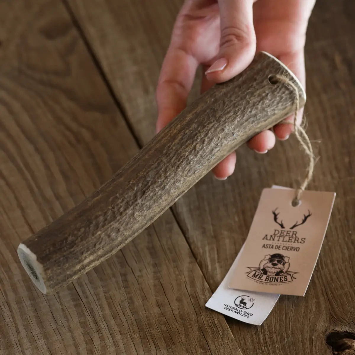 ASTA DE CIERVO L MORDEDOR NATURAL PARA PERROS (156 - 225g)