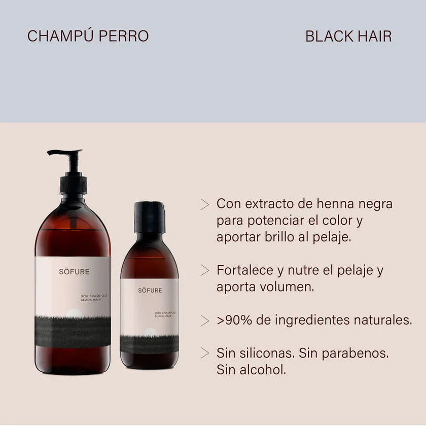 Champú pelo negro - 250 ML