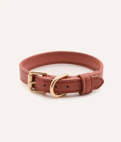 COLLAR CUERO VEGANO MARRON JALA CAFIDE