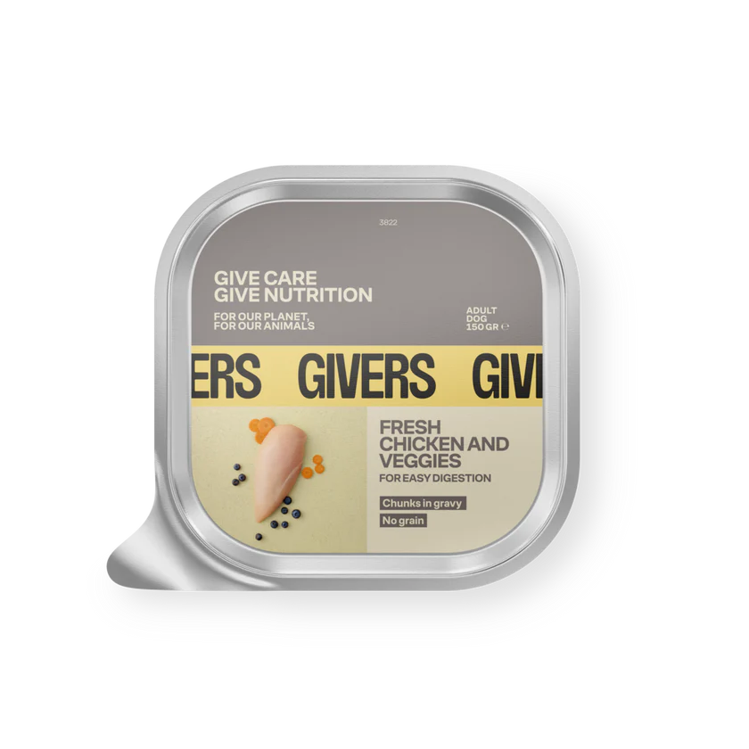 Comida húmeda natural - Pollo y vegetales