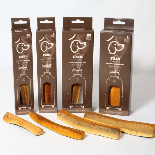 CORNAMENTA DE CIERVO BISELADA AHUMADA CON JAMÓN, ¡SIN AROMA!