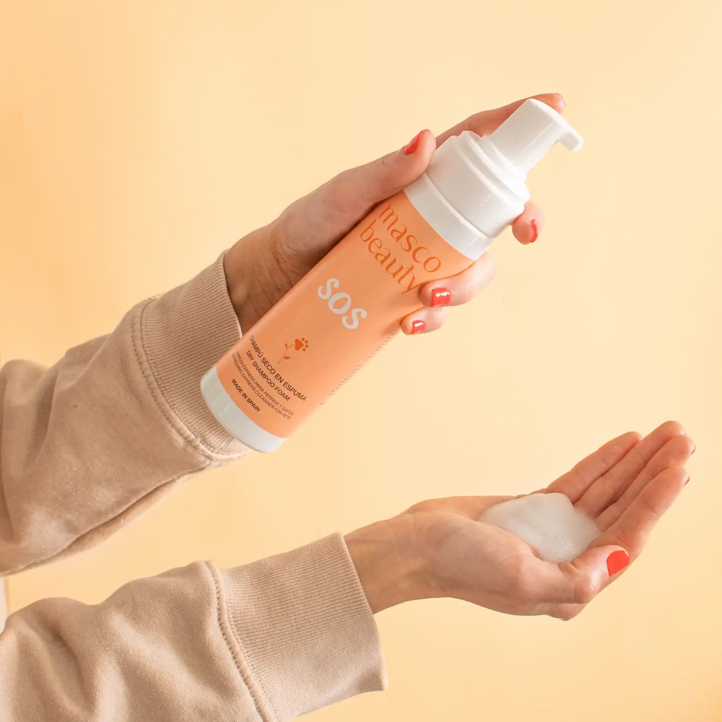 CHAMPÚ ESPUMA EN SECO MASCO BEAUTY (200 ML)