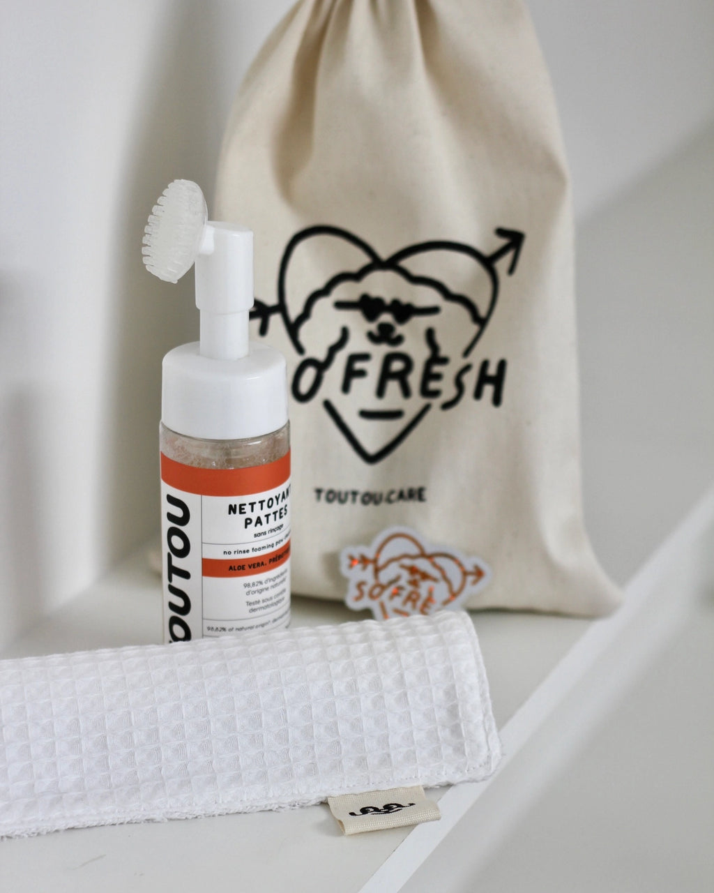 LIMPIADOR DE PATAS RECARGABLE TOUTOU PETCARE