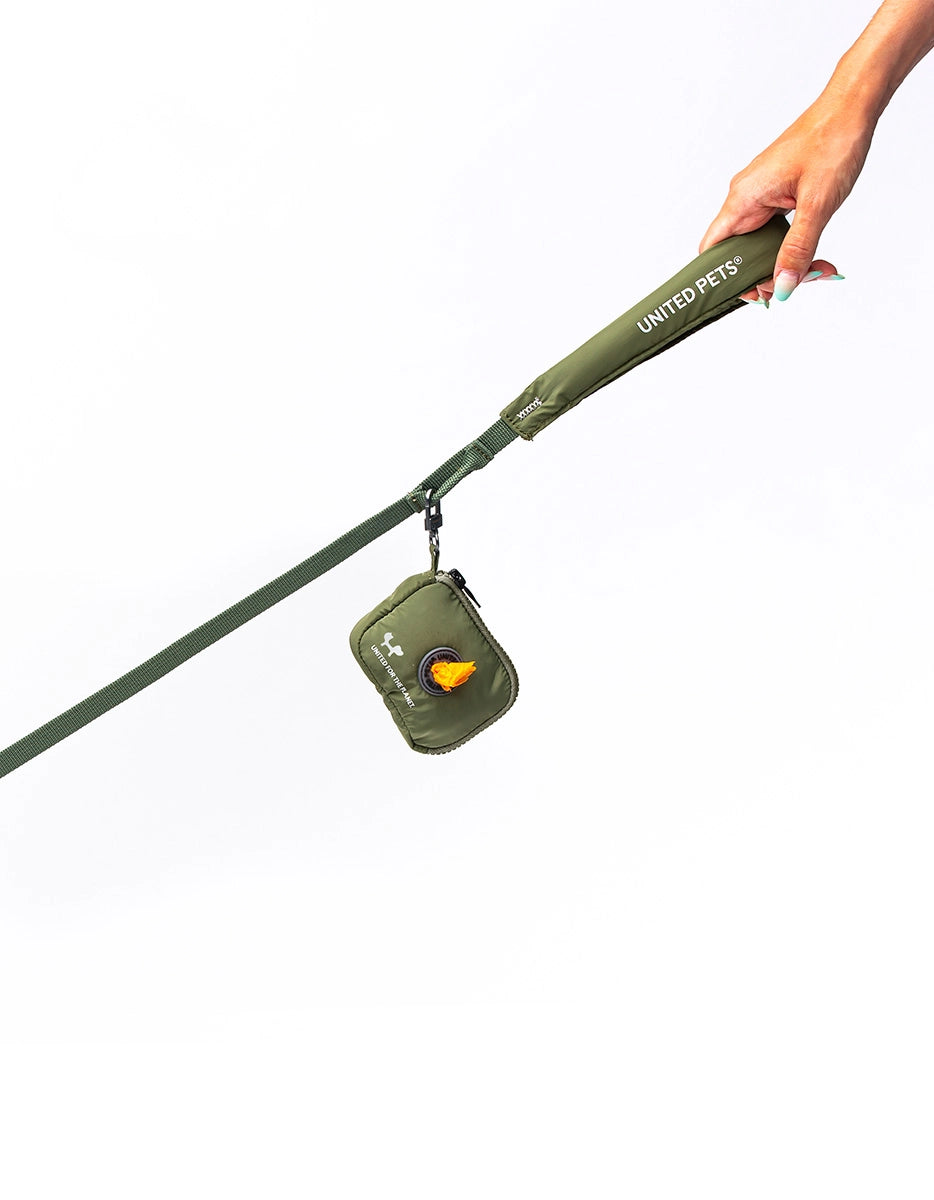 Portabolsas acolchado verde militar