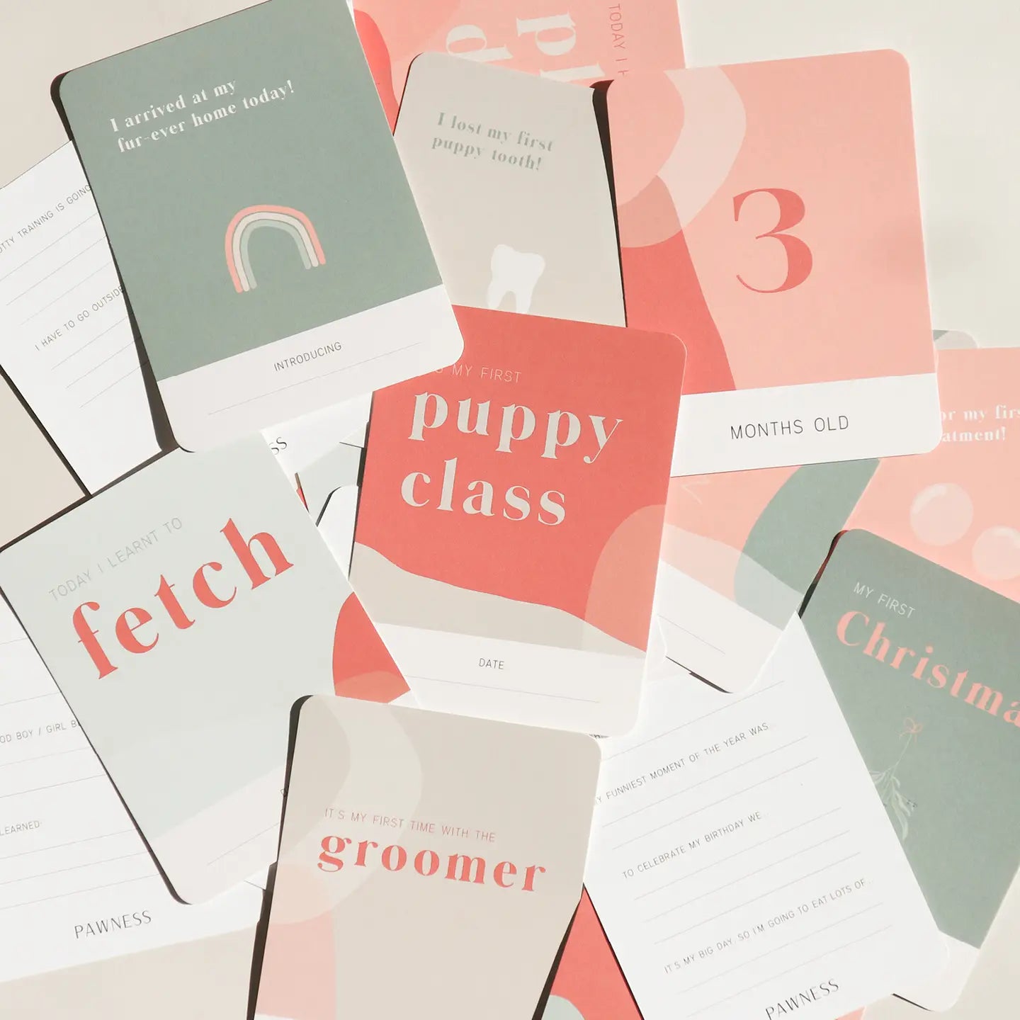 TARJETAS DE HITOS PARA CACHORROS