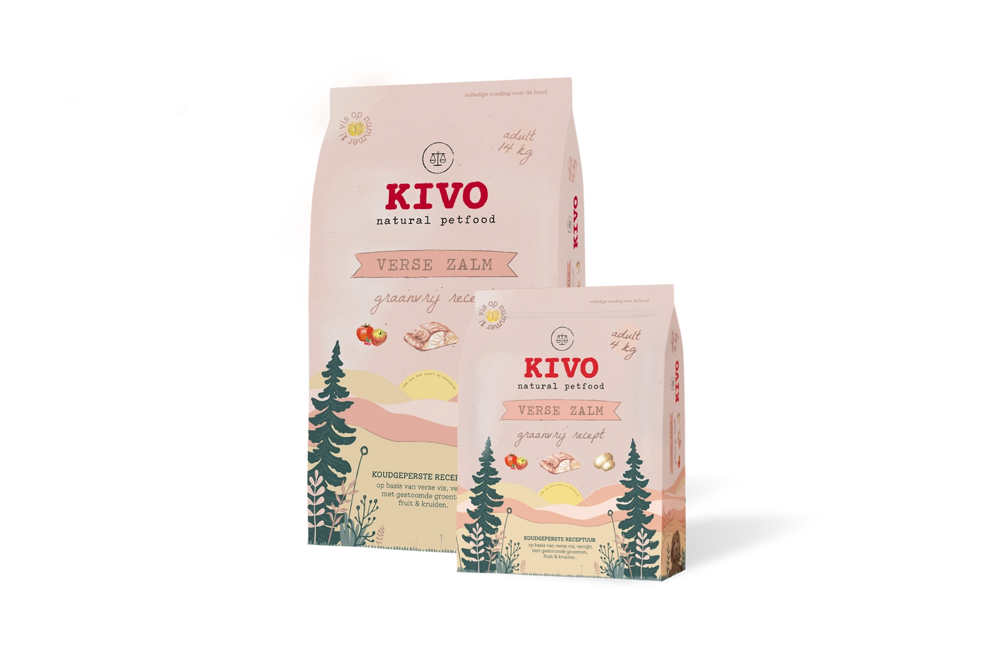 SALMÓN FRESCO, PRENSADO EN FRÍO, SIN CEREALES