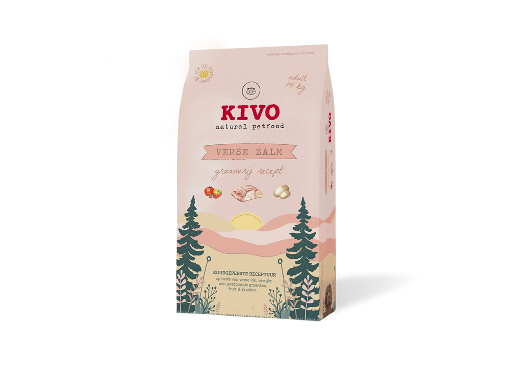 SALMÓN FRESCO, PRENSADO EN FRÍO, SIN CEREALES