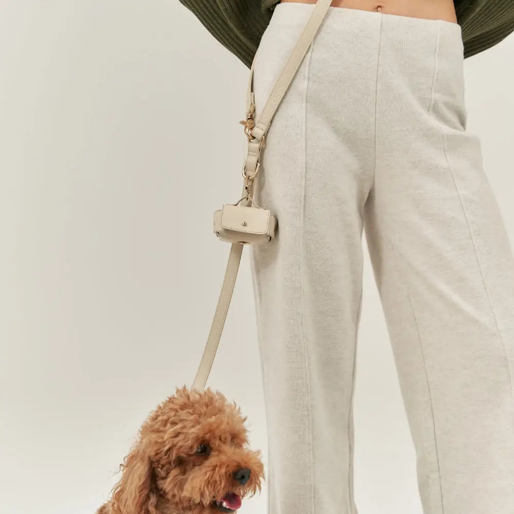 PORTABOLSAS CUERO VEGANO BEIGE JALA