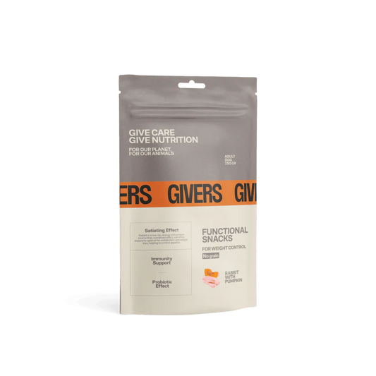 Snack natural conejo con calabaza