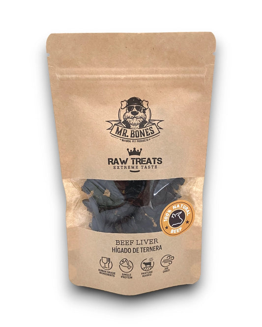 RAW TREATS HÍGADO DE TERNERA - SNACK NATURAL PARA PERRO Y GATO