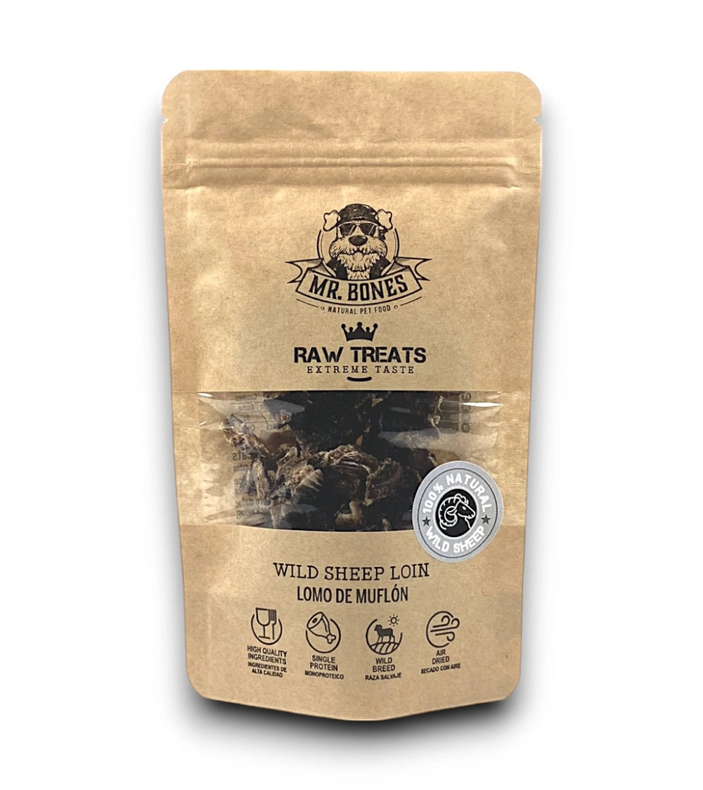 RAW TREATS MUFLÓN - SNACK NATURAL PARA PERRO