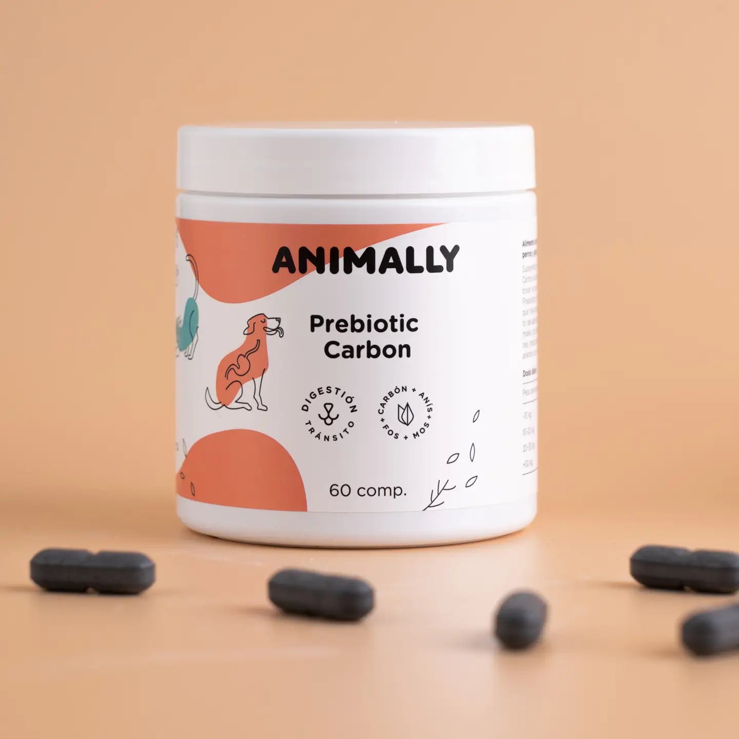 Suplemento Prebiotic carbon - 60 uds