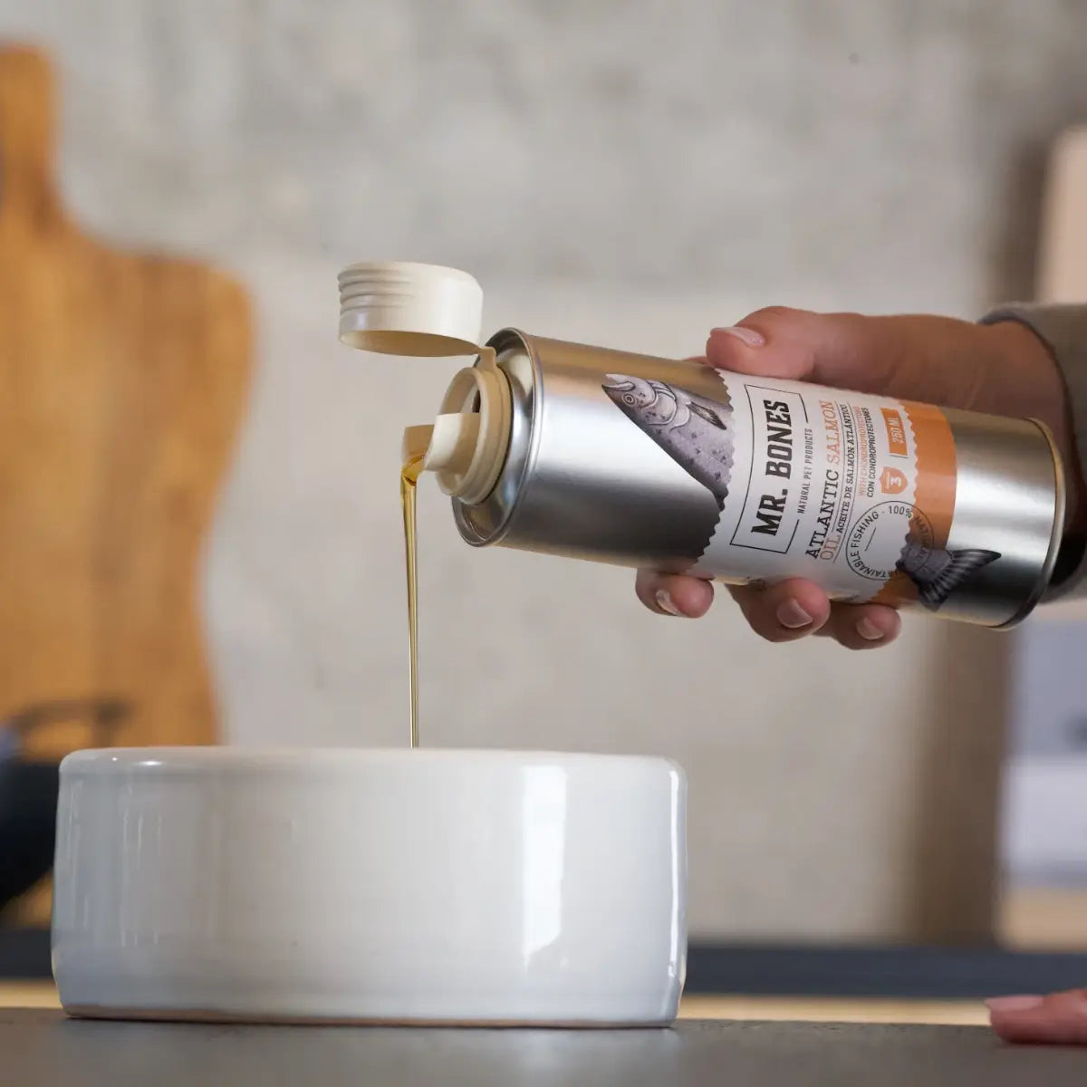 ACEITE DE SALMÓN CON CONDROPROTECTORES MR BONES (250ml)