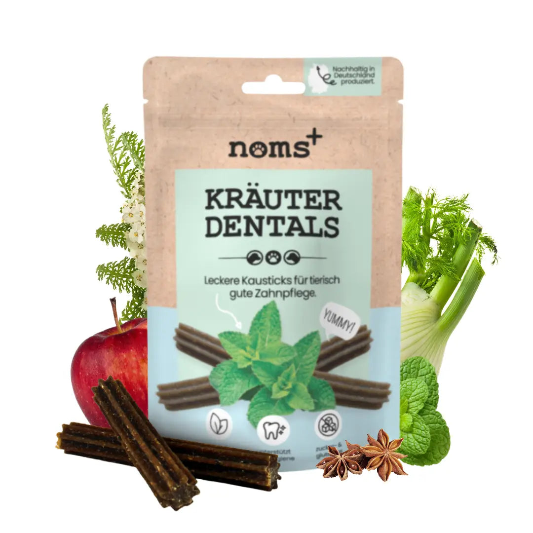 HIERBAS DENTALES PARA PERROS PARA EL CUIDADO DENTAL E INTESTINAL