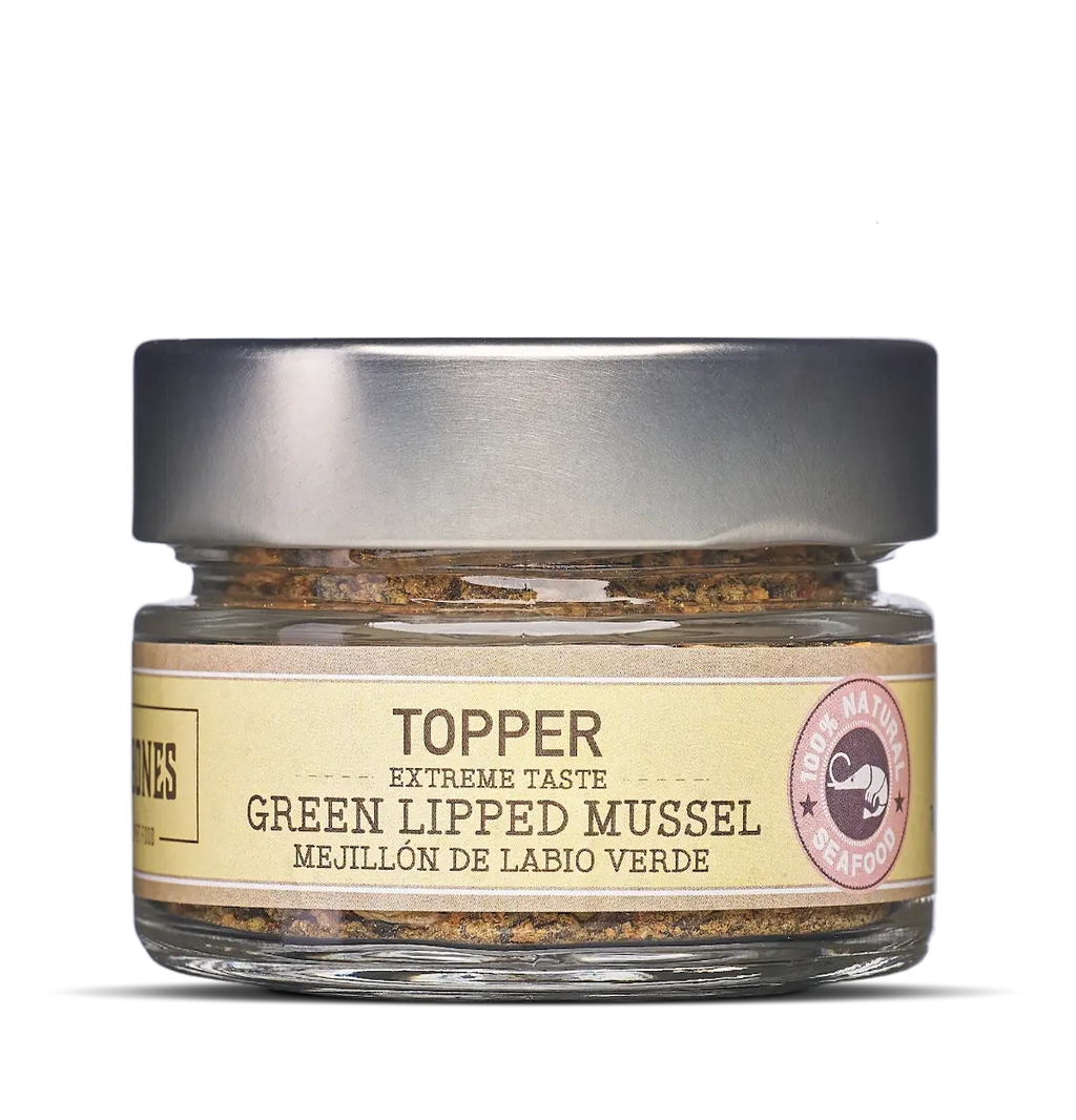 Topper natural mejillón labio verde