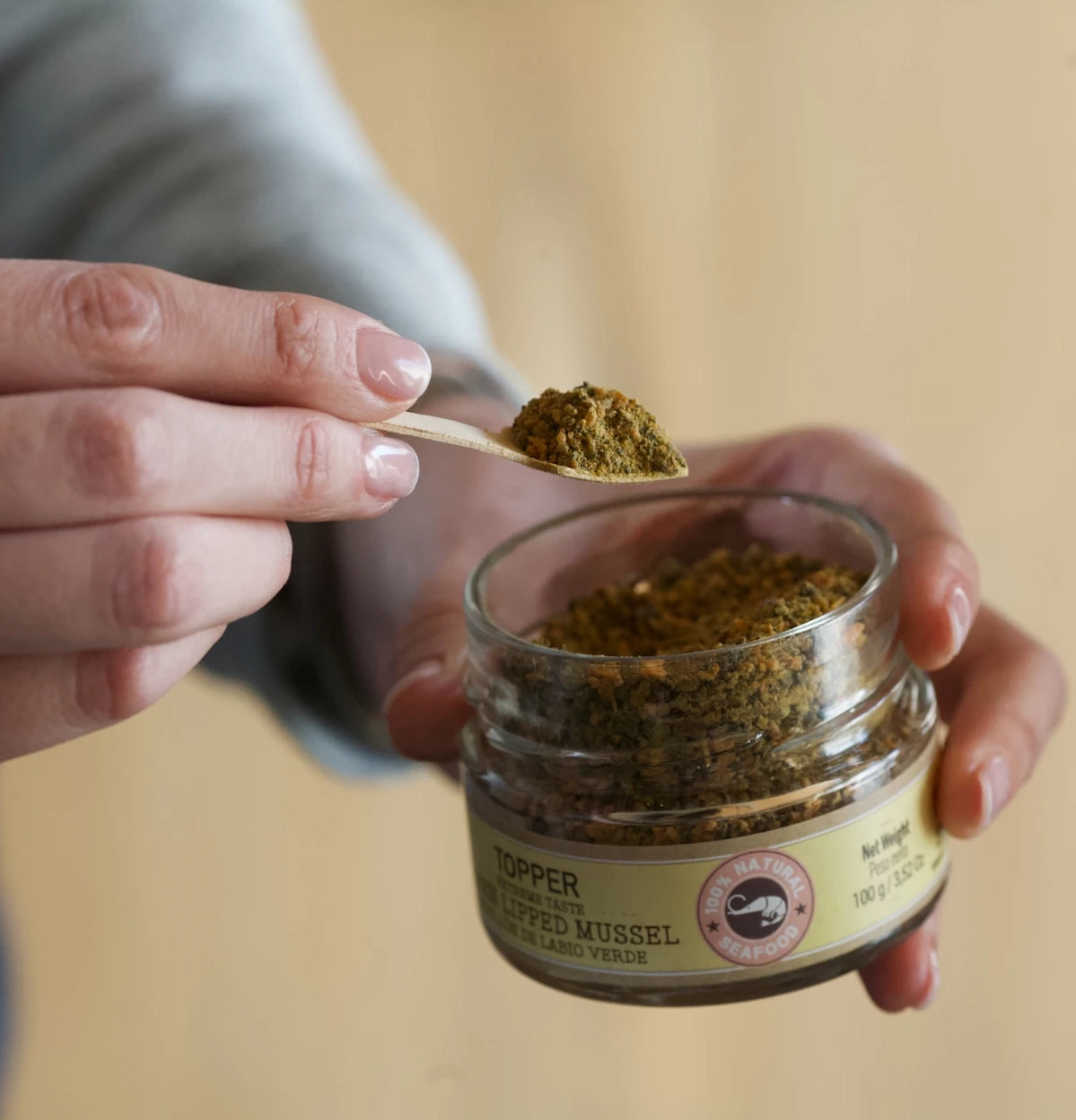 MR. BONES TOPPER NATURAL MEJILLÓN LABIO VERDE